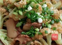 花菜烧肉的做法图解3