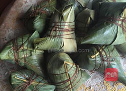 红豆/黄豆/糯米粽子的做法图解8