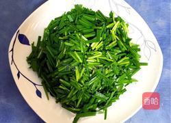 农家土韭菜炒土鸡蛋的做法图解2