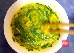 农家土韭菜炒土鸡蛋的做法图解6