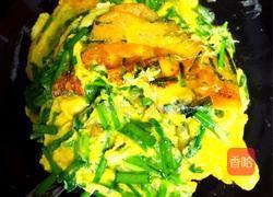 农家土韭菜炒土鸡蛋的做法图解12
