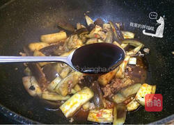 蟹味菇肉末茄条的做法图解7