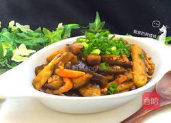 蟹味菇肉末茄条的做法图解10