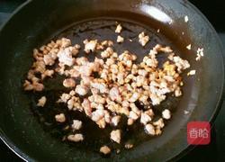 香菇肉末烧油菜的做法图解4