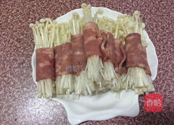 培根金针菇的做法图解4