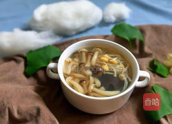 什锦菌菇豆嘴汤的做法图解8