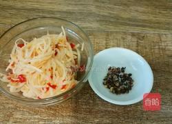 酸笋炒肉的做法图解2