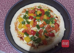 培根彩椒披萨(九寸)的做法图解17