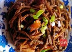 肉烧干豆角的做法图解5