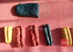 五颜六色油条的做法图解4