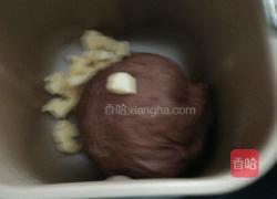 可可麻薯夹心软欧包的做法图解2