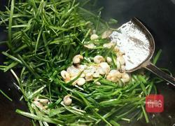 韭菜炒白米虾的做法图解5