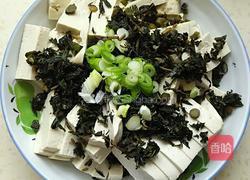 香椿芽拌豆腐的做法图解4