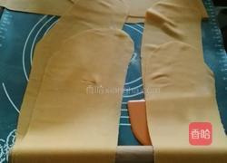 用手动压面机自制南瓜面条的做法图解3