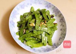 炒荷兰豆的做法图解4