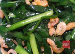 鲜虾炒韭菜的做法图解7