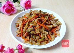 肉丝炒榨菜的做法图解7