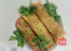 芹菜鸭蛋卷的做法图解6