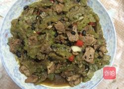 肉片炒苦瓜的做法图解8