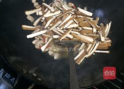 酱干炒肉的做法图解5