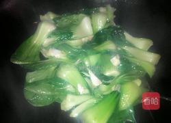 爆炒上海青的做法图解3