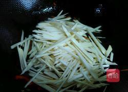 茭白炒肉丝的做法图解4