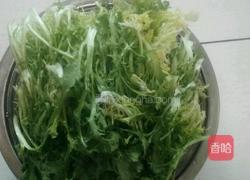 粉蒸苦菊的做法图解2