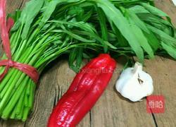 炝炒空心菜的做法图解1