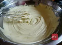Illustration of how to make matcha cheese jelly cake 8