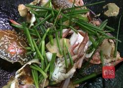 姜葱炒花蟹的做法图解8