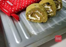 黑加仑抹茶蛋糕卷的做法图解15