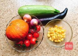 意式烤蔬菜拌烟斗面的做法图解1