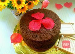 6寸巧克力可可戚风蛋糕的做法图解20