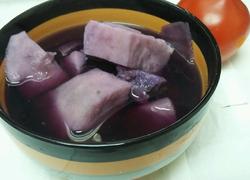 紫薯芋头糖水