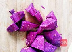 土司香蕉紫薯卷的做法图解2