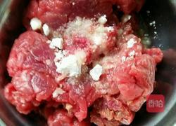 油菜炒肉片的做法图解3