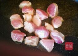 红烧肉炖山药的做法图解3