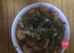 青椒烩鸡蛋豆腐的做法图解6