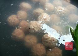 开洋蒲菜肉圆的做法图解6