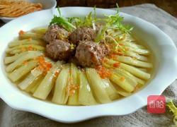 开洋蒲菜肉圆的做法图解12