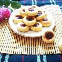 蛋奶草莓酱酥饼的做法[图]