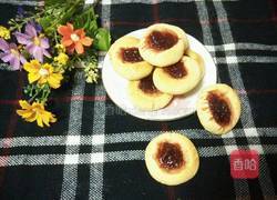 蛋奶草莓酱酥饼的做法图解7
