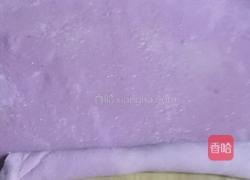 火龙果皮汁手撕饼的做法图解4