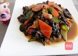 木耳炒肉片的做法图解8