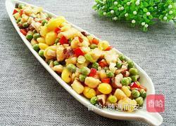 五彩鸡丁的做法图解15