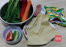 干豆腐蔬菜卷的做法图解1