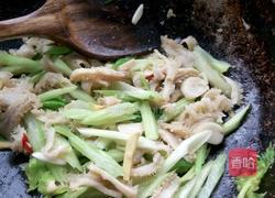 香芹爆牛肚的做法图解7