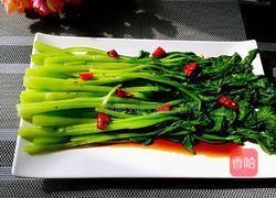 白灼菜心的做法图解6