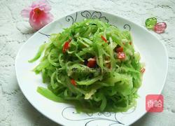 素炒莴笋丝的做法图解7