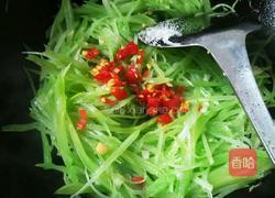 素炒莴笋丝的做法图解5